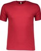 LAT Unisex Fine Jersey T-Shirt garnet OFFront