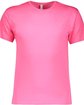 LAT Unisex Fine Jersey T-Shirt hot pink OFFront