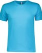 LAT Unisex Fine Jersey T-Shirt turquoise OFFront