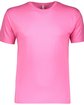 LAT Unisex Fine Jersey T-Shirt raspberry OFFront