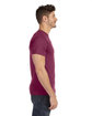 LAT Unisex Fine Jersey T-Shirt vintage burgundy ModelSide
