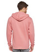 LAT Unisex Full-Zip Hooded Sweatshirt mauvelous ModelBack