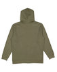 LAT Unisex Full-Zip Hooded Sweatshirt military green ModelBack