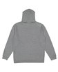 LAT Unisex Full-Zip Hooded Sweatshirt granite heather ModelBack