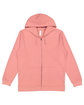 LAT Unisex Full-Zip Hooded Sweatshirt mauvelous OFFront