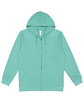 LAT Unisex Full-Zip Hooded Sweatshirt saltwater OFFront