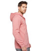 LAT Unisex Full-Zip Hooded Sweatshirt mauvelous ModelSide