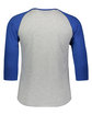 LAT Men's Baseball T-Shirt vn hth/ vn royal ModelBack