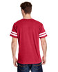 LAT Men's Football T-Shirt vn red/ bld wht ModelBack