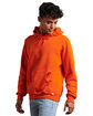 Russell Athletic Unisex Dri-Power Hooded Sweatshirt burnt orange ModelSide