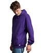 Russell Athletic Unisex Dri-Power Hooded Sweatshirt purple ModelSide