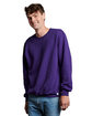 Russell Athletic Unisex Dri-Power Crewneck Sweatshirt purple ModelSide
