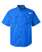 Columbia Men's Bahama II Short-Sleeve Shirt vivid blue OFFront