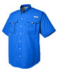 Columbia Men's Bahama II Short-Sleeve Shirt vivid blue OFQrt