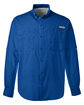 Columbia Men's Tamiami II Long-Sleeve Shirt vivid blue FlatFront