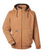 Dri Duck Men's Mission Fleece Pro Full-Zip saddle OFFront