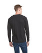 Next Level Apparel Adult Inspired Dye Long-Sleeve Crew shadow ModelBack