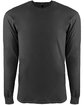 Next Level Apparel Adult Inspired Dye Long-Sleeve Crew shadow FlatFront