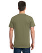 Next Level Apparel Adult Power Crew T-Shirt military green ModelBack