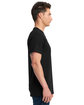 Next Level Apparel Adult Power Crew T-Shirt black ModelSide