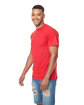 Next Level Apparel Adult Power Crew T-Shirt red ModelSide