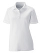 Extreme Ladies' Eperformance Shield Snag Protection Short-Sleeve Polo white OFFront