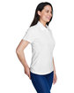 Extreme Ladies' Eperformance Shield Snag Protection Short-Sleeve Polo white ModelQrt