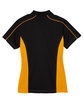 Extreme Ladies' Eperformance Fuse Snag Protection Plus Colorblock Polo blk/ cmps gold FlatBack