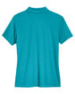 CORE365 Ladies' Origin Performance Piqu Polo clear teal FlatBack