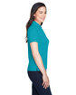 CORE365 Ladies' Origin Performance Piqu Polo clear teal ModelSide