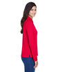 CORE365 Ladies' Pinnacle Performance Long-Sleeve Piqu Polo classic red ModelSide