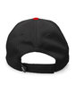 Pacific Headwear Coolport Mesh Cap black/ red ModelBack