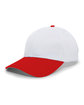 Pacific Headwear Coolport Mesh Cap white/ red ModelQrt