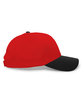 Pacific Headwear Coolport Mesh Cap red/ black ModelSide
