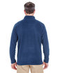 UltraClub Adult Cool & Dry Quarter-Zip Microfleece navy ModelBack