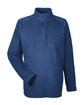 UltraClub Adult Cool & Dry Quarter-Zip Microfleece navy OFFront