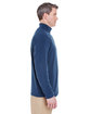 UltraClub Adult Cool & Dry Quarter-Zip Microfleece navy ModelSide