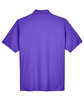 UltraClub Men's Cool & Dry MeshPiqu Polo purple FlatBack