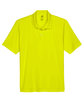 UltraClub Men's Cool & Dry MeshPiqu Polo bright yellow FlatFront