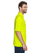 UltraClub Men's Cool & Dry MeshPiqu Polo bright yellow ModelSide