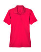 UltraClub Ladies' Cool & Dry Mesh PiquPolo red FlatFront