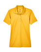 UltraClub Ladies' Cool & Dry Mesh PiquPolo gold FlatFront