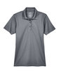 UltraClub Ladies' Cool & Dry Mesh PiquPolo charcoal FlatFront