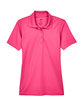 UltraClub Ladies' Cool & Dry Mesh PiquPolo heliconia FlatFront