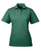 UltraClub Ladies' Cool & Dry Mesh PiquPolo forest green OFFront