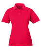 UltraClub Ladies' Cool & Dry Mesh PiquPolo red OFFront