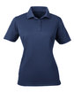 UltraClub Ladies' Cool & Dry Mesh PiquPolo navy OFFront