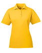 UltraClub Ladies' Cool & Dry Mesh PiquPolo gold OFFront