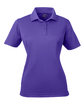 UltraClub Ladies' Cool & Dry Mesh PiquPolo purple OFFront