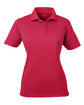 UltraClub Ladies' Cool & Dry Mesh PiquPolo cardinal OFFront